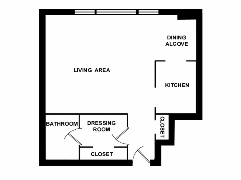 Upper West Side Studio Condo Apartment For Sale 100 West 93rd Street