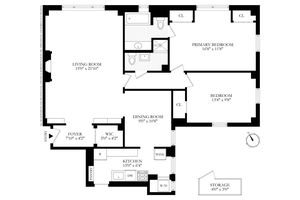 This elegant and quiet pre war two bedroom two bath is beautifully situated in the coveted enclave of Sutton Place.