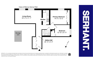 Renovated and spacious, 2BR home offers high ceilings, natural light, and unobstructed views of Marcus Garvey Park.
