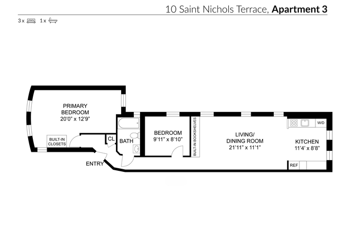 2 Bed Alternate Layout