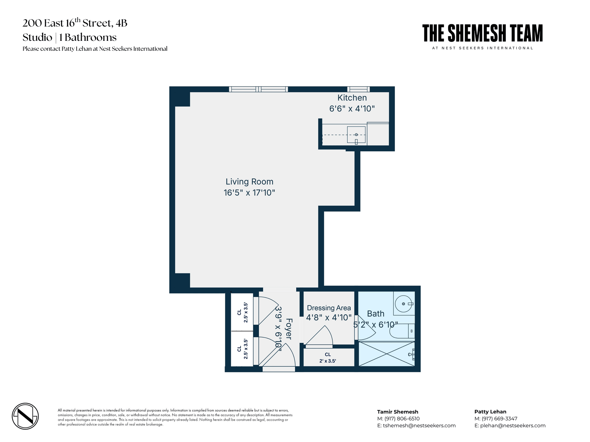 200 East 16th Street 4-B Gramercy Park New York NY 10003