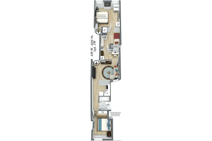 Floor Plan Virtually Staged)