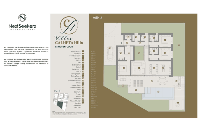 Villa 3 | Single Floor Plan