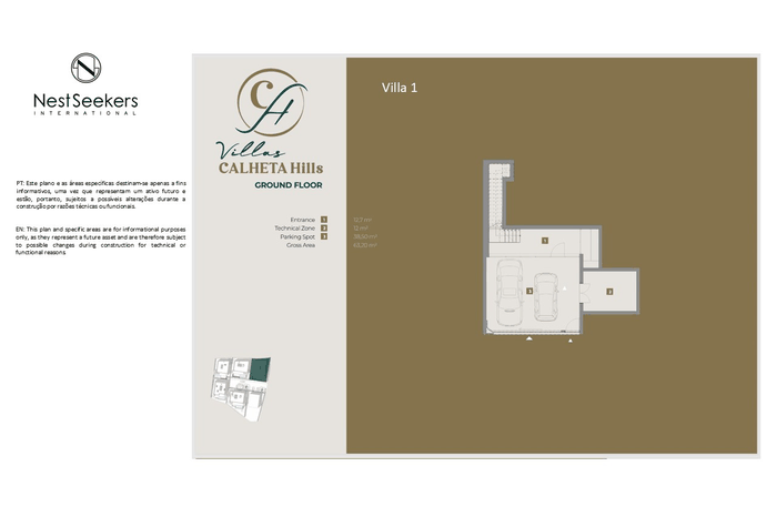 Villa 1 | Ground Floor Plan
