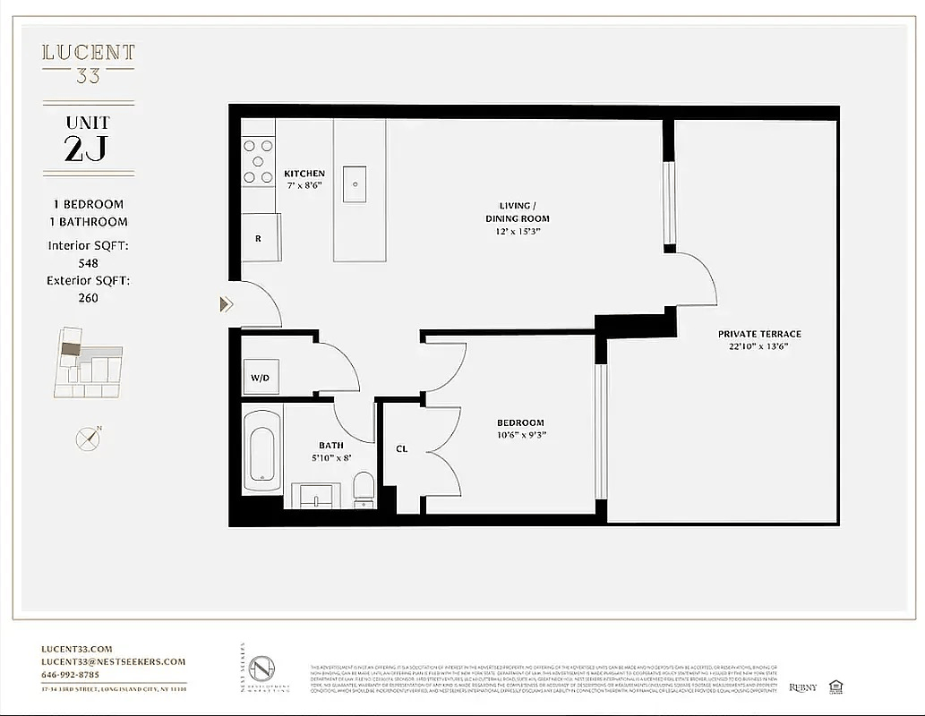 37-34 33rd Street 2-J Long Island City Queens NY 11101