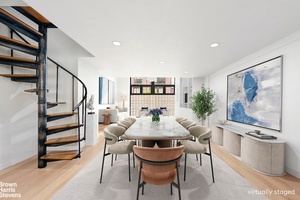 Welcome to the charming unique duplex apartment at The Armory on West 42nd Street.