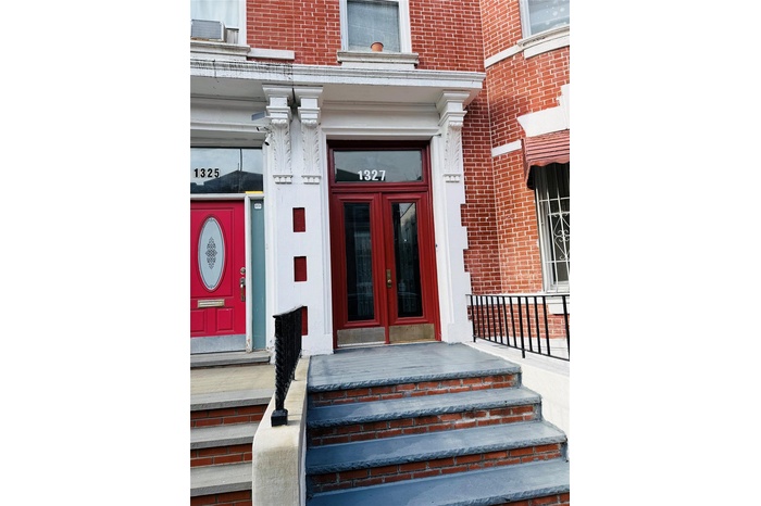 View of exterior entry with french doors