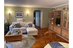 Sale may be subject to term amp ; condition of offering plan Pet Friendly Building One Bedroom Condo Featuring Custom Cabinet in Living Room and Bedroom with Sconce Lighting.