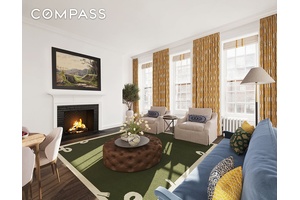 Bring your architect to this rare and special one 1 bedroom home in this boutique pre war 1910 townhouse cooperative apartment in estate condition.