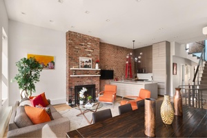 With extraordinary attention to all details, this custom crafted and XXX mint 3 4 bedroom 3 bathroom penthouse triplex brownstone home with a gorgeous private landscaped, and irrigated roof top ...