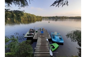 Discover the perfect getaway on Gooseneck Lake, a serene, off grid retreat offering over 2 acres of privacy and 240 feet of pristine shoreline.