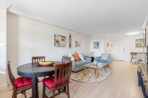 Offering wide open city and river views from living dining room and bedroom, this high floor, completely renovated, sun filled gorgeous one bedroom home with a private 12 balcony resides ...