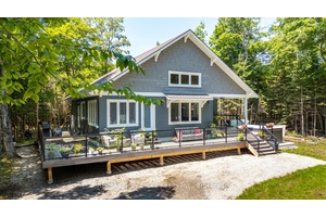 Tucked amongst the trees on a private 1 acre lot, this charming 3 bedroom, 2 bathroom, four season home offers the perfect blend of comfort and space just moments from ...