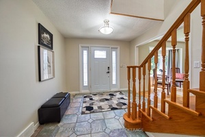 This custom built, all brick two storey residence is tucked away on a peaceful, family friendly street and offers over 3, 700 square feet of beautifully finished living space.