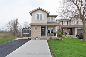 Located on a quiet cul de sac in a family friendly neighbourhood, this well maintained home backs onto green space, offering privacy, natural views, and no rear neighbours.