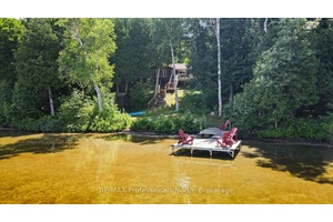 Tucked into a quiet bay on Maple Lake, this 3 season cottage is the kind of getaway families look for private, spacious, and fun for all ages.