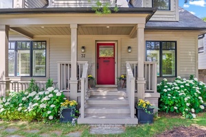 Welcome to this stunning Bill Hicks designed home on a quiet cul de sac in vibrant Kerr Village.