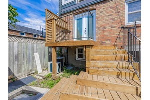 Recently Renovated. Stunning 1 Bed, 1 Bath Dufferin Eglinton W Private Backyard Deck.