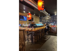 This clean, modern, and functional Japanese sushi restaurant is located on Queen Street East7 year renewal option available.