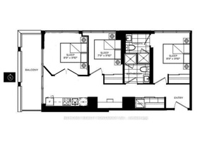 This property includes a layout of 2 1 bedrooms.