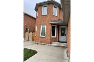 Beautiful 4 bed room Home MAIN amp ; UPPER LEVEL In Exclusive Cul De Sac of prime Central Mississauga, Brick exterior and new concrete walkway around the House.