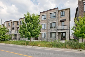Corner Unit Freehold Townhouse Located At A New Sub division In Markham.