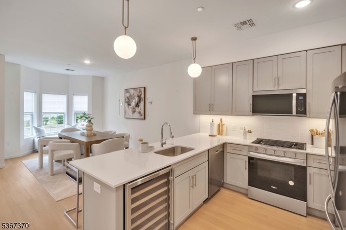 Kitchen with Wine Fridge
