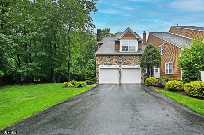 2-car garage and long driveway