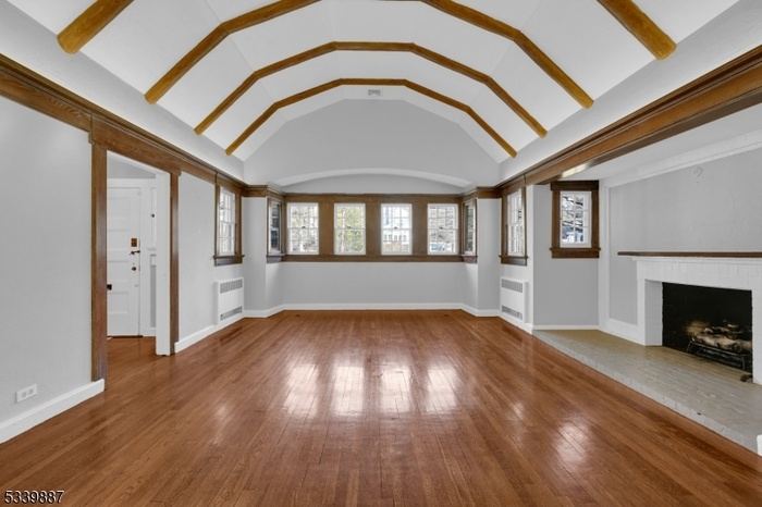 Exposed Beam Living Room