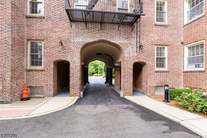 Archway to the garages