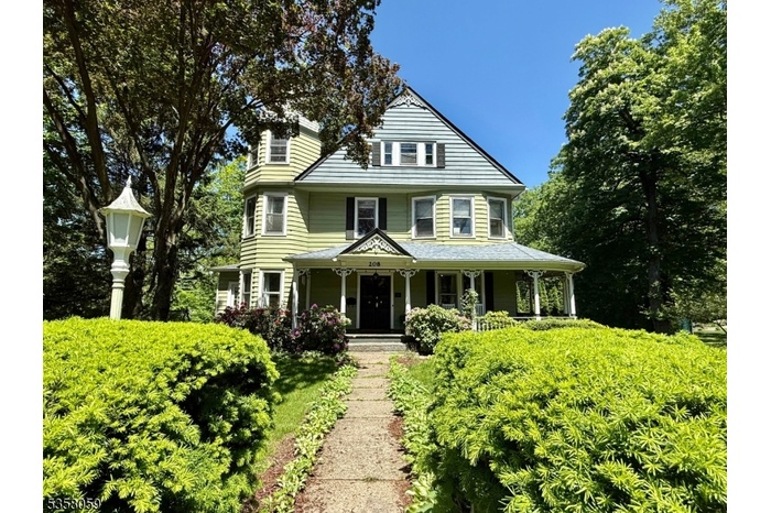 An inviting wrap around porch