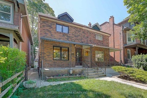 Prime location in the Annex, this solid brick, two storey semi detached home features a detached double car garage with rear lane access for effortless downtown parking.