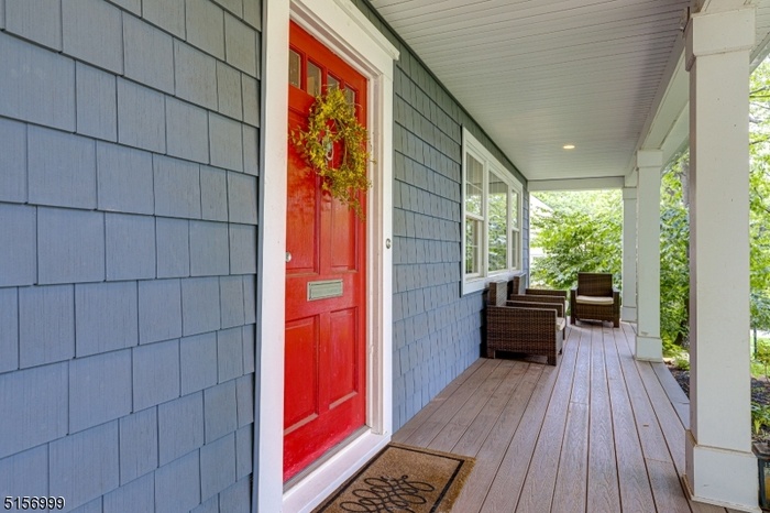 Inviting front porch