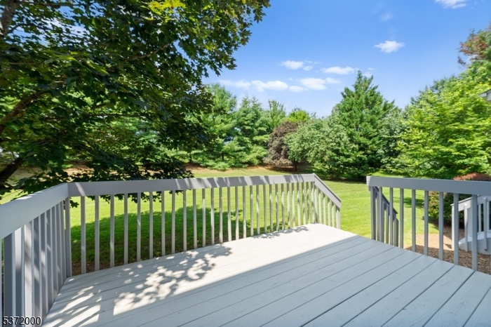 DECK OVERLOOKING BACKYARD