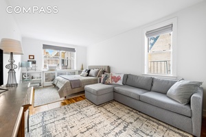 Nestled in the heart of Midtown West s most coveted neighborhood, this impeccably renovated oversized studio is a rare find.