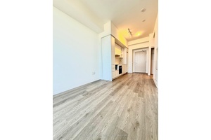 Experience unparalleled luxury living in this stunning 1 bed, 1 bath condo perched on the 70th floor of the iconic Sugar Wharf Condo by Menkes.