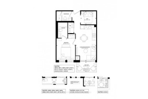 Unobstructed South View With Plenty of Sunlight York Condo Penthouse 10Ft Ceilings 1 Bdrm W Large Den Can Be Second Bdrm With 2 Full Baths Unit In Downtown Markham.