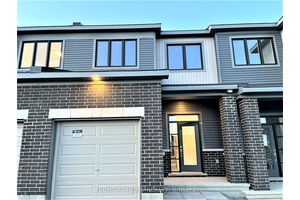 This amazing 3 bed 3. 5 baths townhome in the heart of Barrhaven.
