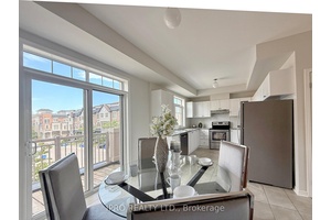 Affordable and modern freehold townhouse with 1, 755 sq ft across three levels in the heart of Ajax.