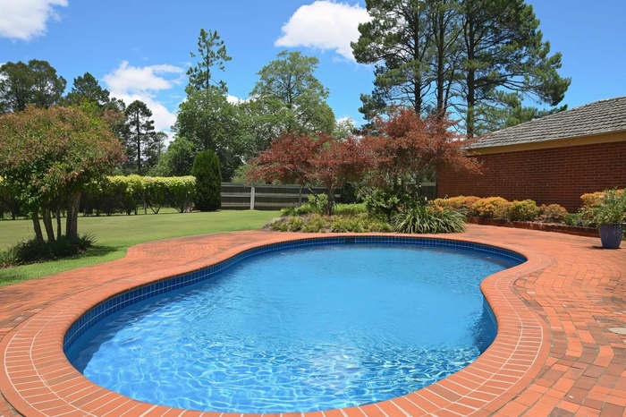 View of pool