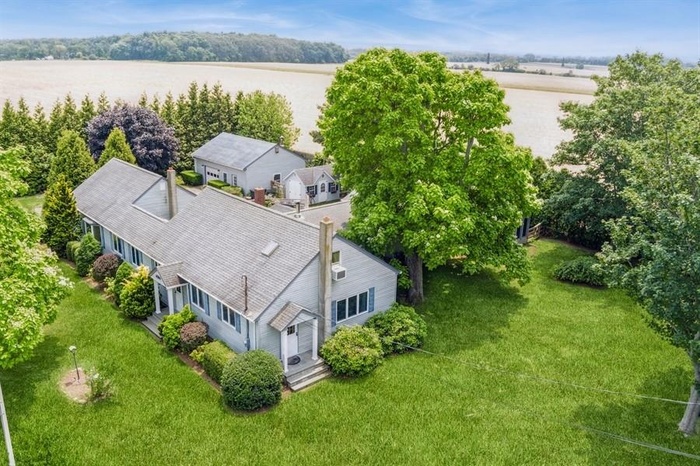 View from above of property