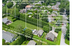 At. 61 of an acre, 64 Armande is nearly 3 times larger than many other homes on the market in Southampton Village.