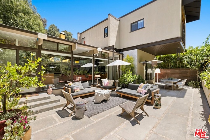 Outdoor backyard area