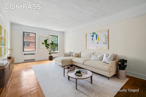 Be the first to see this generously scaled 2BR 2BA pre war coop in a prime location in Jackson Heights Historic District.