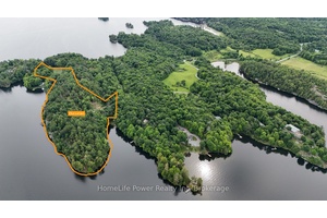 Waterfront opportunity with 1778 ft of waterfrontage on Dog Lake a pristine piece of Canadian paradise rarely available.