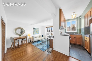 Stunning designer interiors and jaw dropping views await in this beautifully converted one bedroom, one bathroom co op featuring rich pre war architectural details and abundant storage in a notable ...