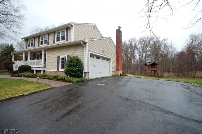 Double-width, level, driveway