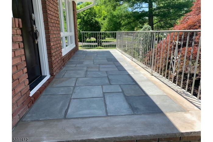 New Bluestone front patio