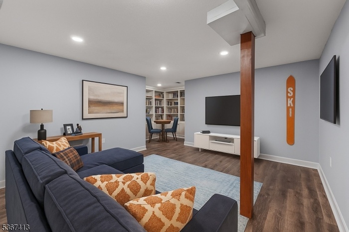 Virtually Staged Rec Rm in LL