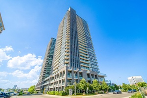 Spacious and bright 1 den unit with 2 full bathrooms and west facing floor to ceiling windows !